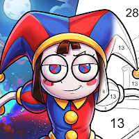 Digital Circus Color By Number