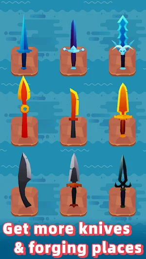Merge Knife - Idle Blacksmith Master Screenshot 1