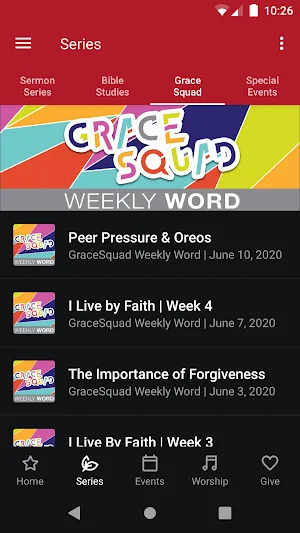 Grace Fellowship Church Screenshot 1