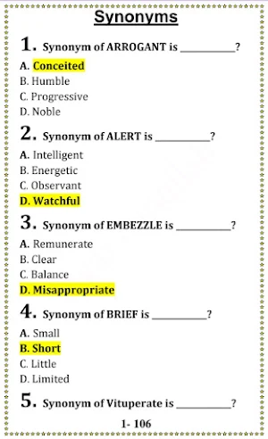 English Grammar MCQs offline Screenshot 2