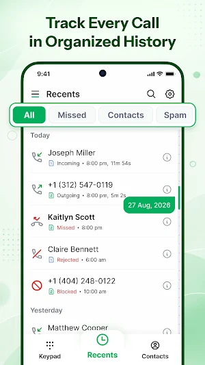 Contacts Home - Phone Dialer Screenshot 1