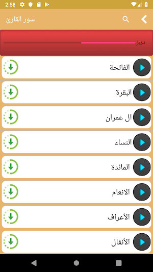 قرآن كريم كامل بالصوت mp3 Screenshot 3