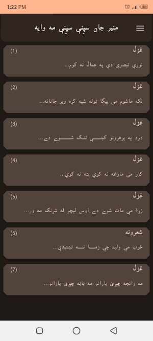 Spini Spini Ma Waya Munir Jan Screenshot 3