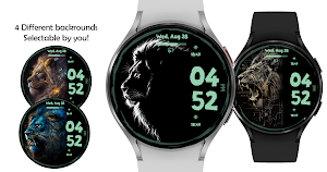Dark Led Watch Face Screenshot 1