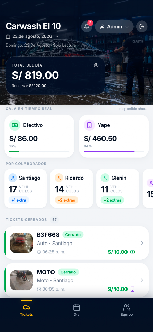 Control Carwash Lavadero Screenshot 0