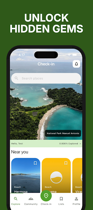 Checkin Explorer Screenshot 1