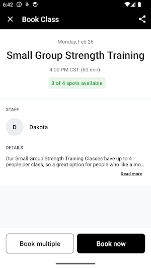Wisco Barbell Club Screenshot 2