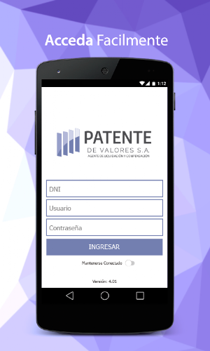 Patente de Valores S.A. Screenshot 0