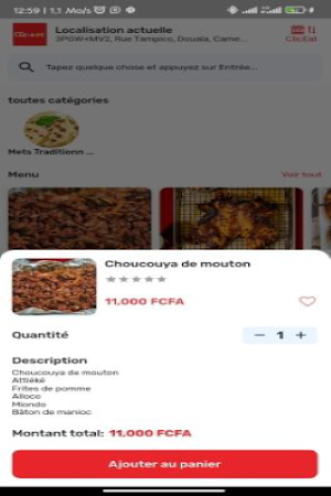 ClicEat Screenshot 1