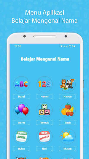 Aplikasi anak anak - Pengetahu Screenshot 0