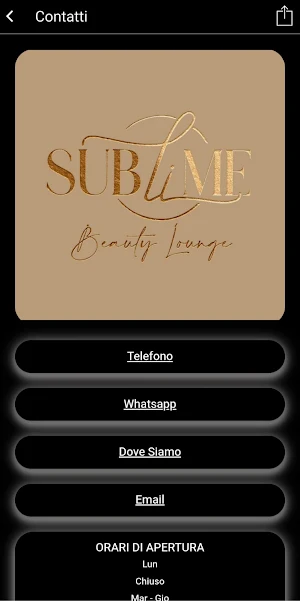 Sublime Beauty Lounge Screenshot 1