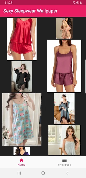 Sexy Sleepwear Wallpaper Screenshot 2
