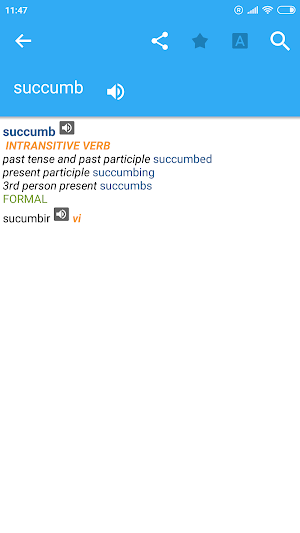 Collins English<>Spanish Dictionary Screenshot 0