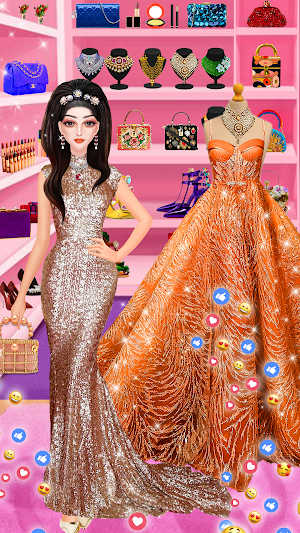Wedding Makeup Doll Dress Up Screenshot 3