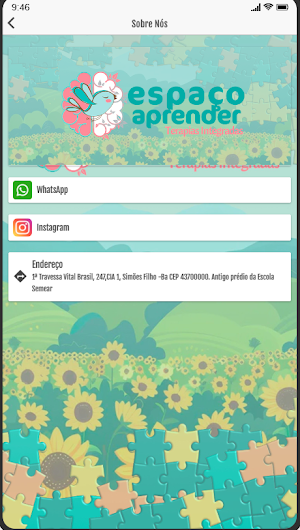 ESPAÇO APRENDER Screenshot 1