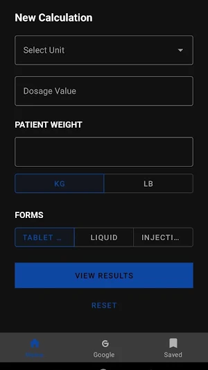 Calculadora Dosis Pediatrica Screenshot 1