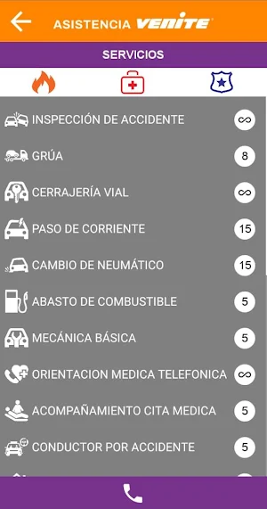 Assistance Venite Screenshot 2