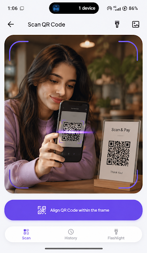 QR & Barcode Scanner Screenshot 2