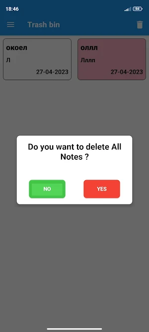 Your Notes Screenshot 2