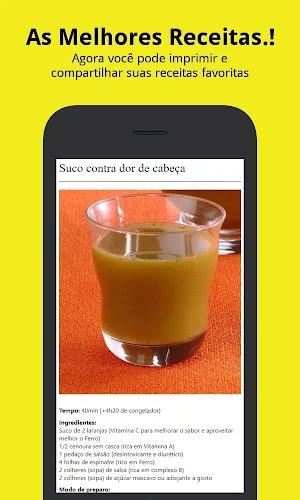 Receitas de sucos Screenshot 0