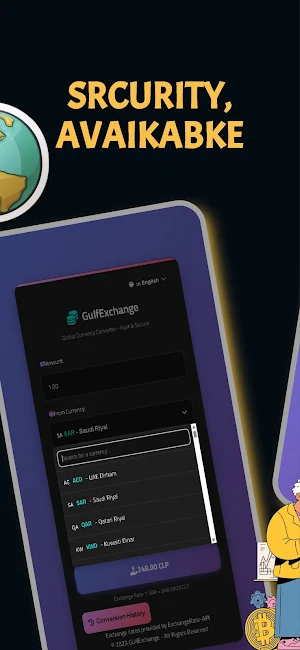 GulfExchange Converter Screenshot 3