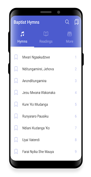 Baptist Hymn Book - Nziyo DzeBaptist Screenshot 2