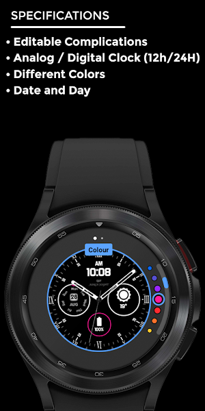 Adria Night - watch face Screenshot 3