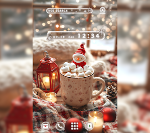 Christmas Warmth Theme +HOME Screenshot 0