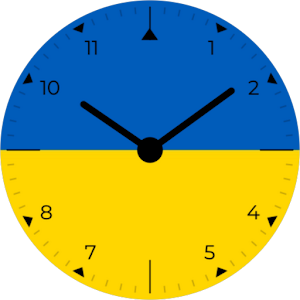 Ukraine Analog Watch Face Screenshot 0