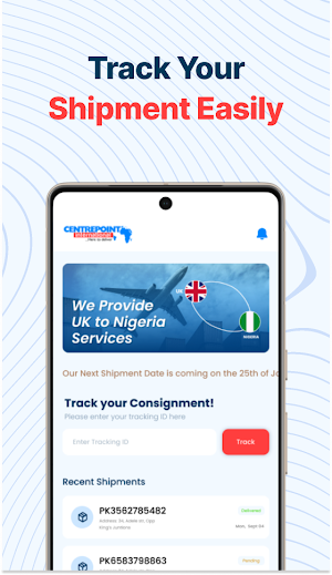 Centrepoint Cargo Tracker Screenshot 0