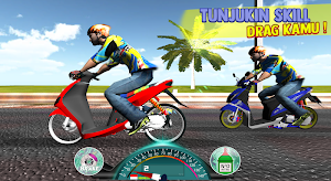 Indonesian Drag Bike Racing - Drag Indonesia 210m Screenshot 3