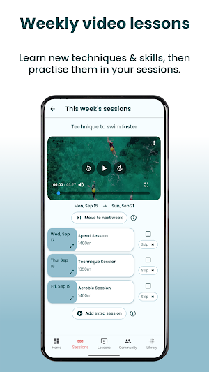 Catch - Swim Coach & Training Screenshot 1