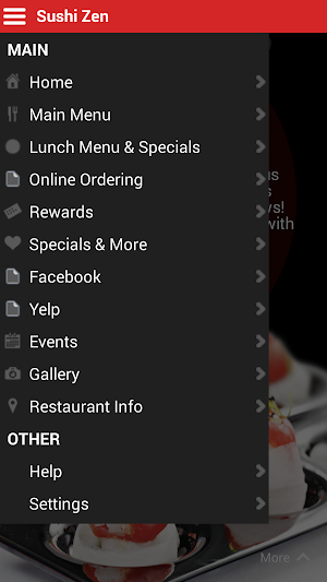 Sushi Zen - Brighton Screenshot 1