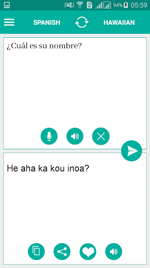Hawaiian Spanish Translator Screenshot 0