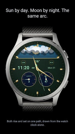 Lunette Moon Phase Watch Face Screenshot 1