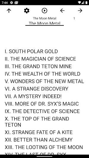 Book, The Moon Metal Screenshot 0