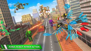 Multi Robot Bike Transform: Dino Robot Game Screenshot 1
