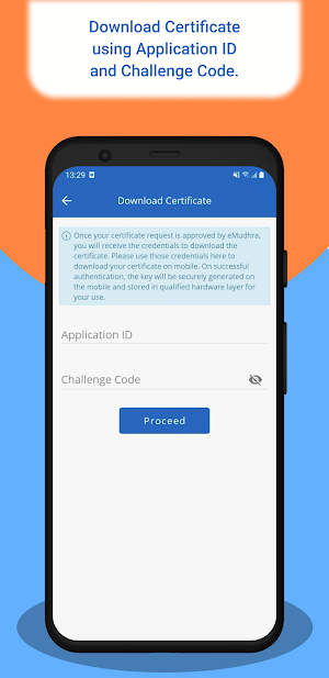 eMudhra Mobile PKI Screenshot 1
