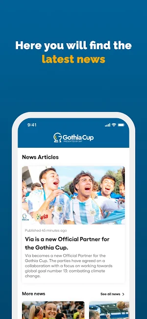 Gothia Cup Partners Screenshot 2