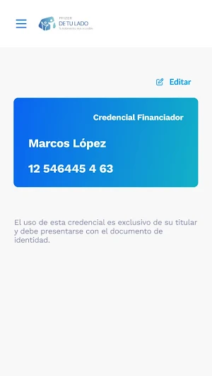 Pfizer de tu lado Screenshot 2