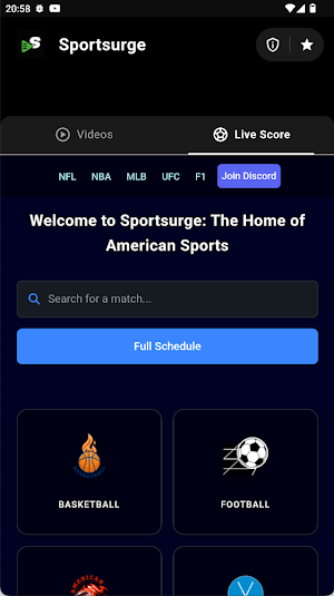 SportSurge Screenshot 1