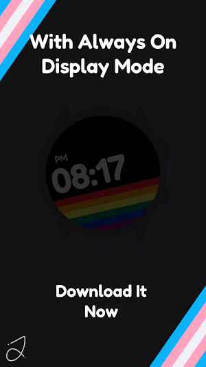 Simple Queer Watch Face Screenshot 3
