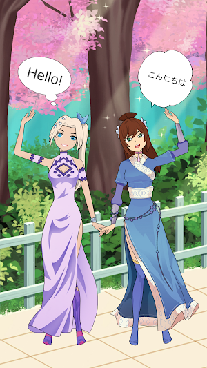 Anime Moe Girls Dress Up Games Screenshot 1