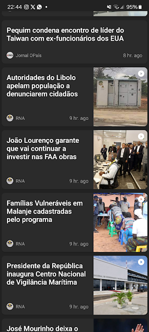 Noticias de Angola Screenshot 2