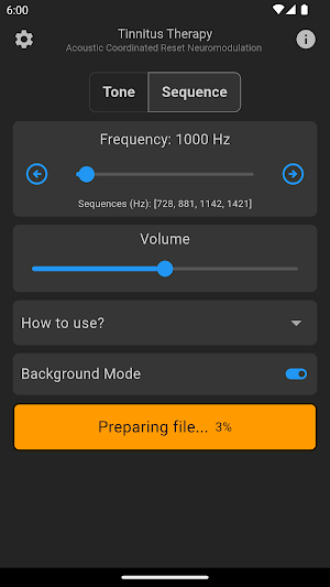 Tinnitus Therapy - ACRN Screenshot 2