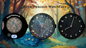 Royal Peacock Watch Face Screenshot 2