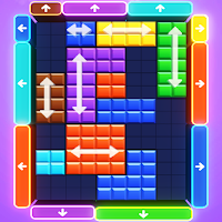 Color Block Neon Jam Puzzle