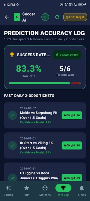 2 Odds Daily Screenshot 3