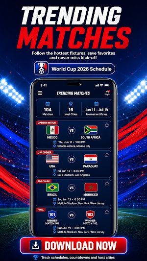 World Cup 2026 Schedule Screenshot 3