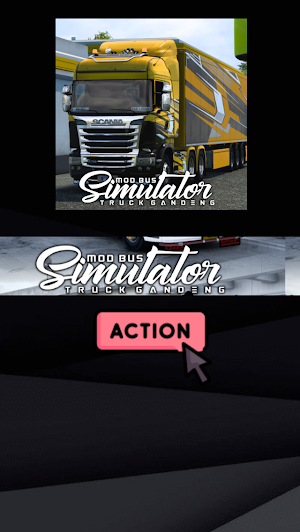 Mod Bus Simulator Truck Gandeng Screenshot 1